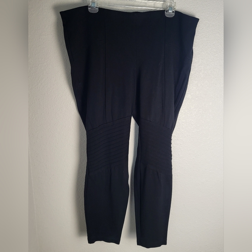Zac &Rachel Black XL Athleisure Pull On Women's Workout Pants